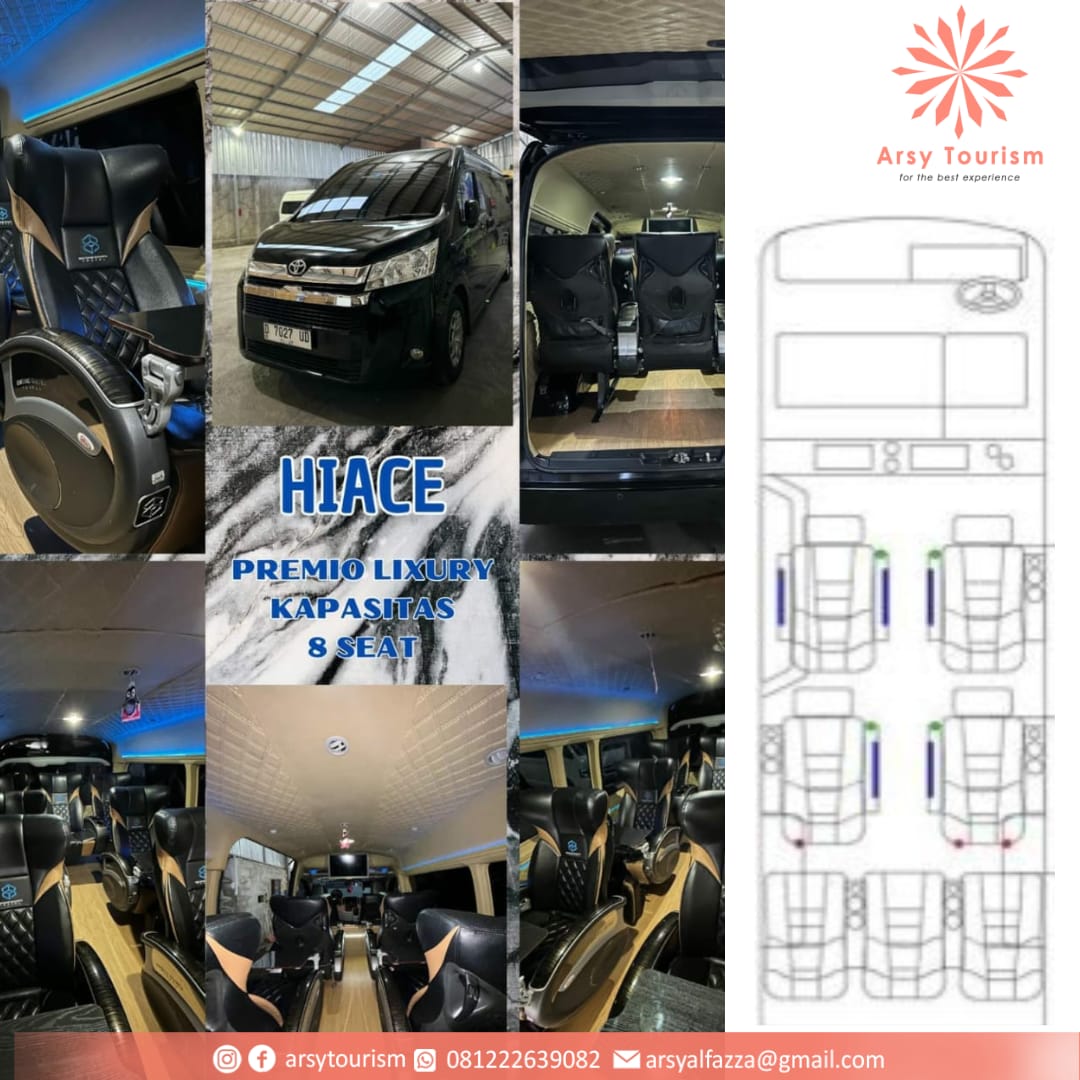 Toyota HiAce Premio Luxury 8 Seats