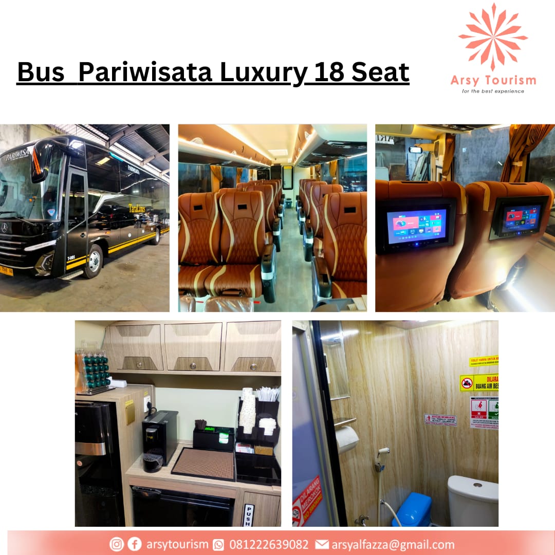 Bus Pariwisata Luxury 18 Seats